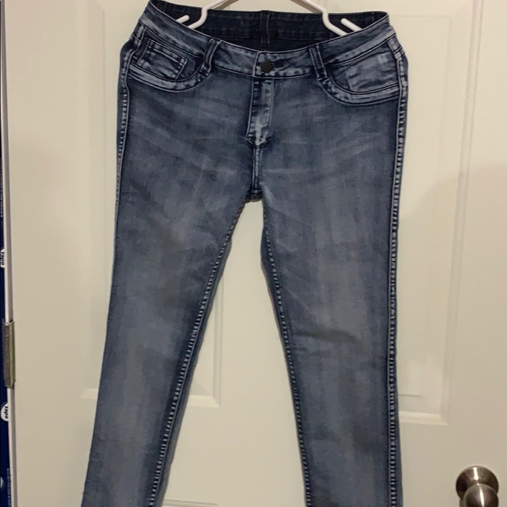 2/$58 Reversible Jean (wear 2 sides)